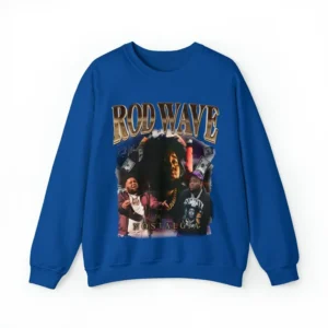 Rod Wave Blue Sweatshirt