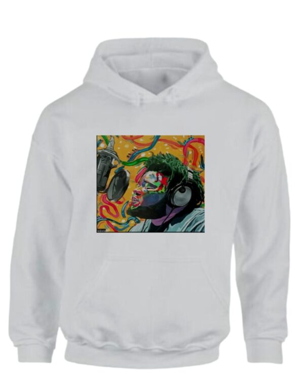 Rod Wave Merch White Beautiful Mind Tour Hoodie